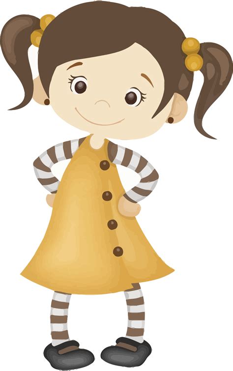 cute girl clipart